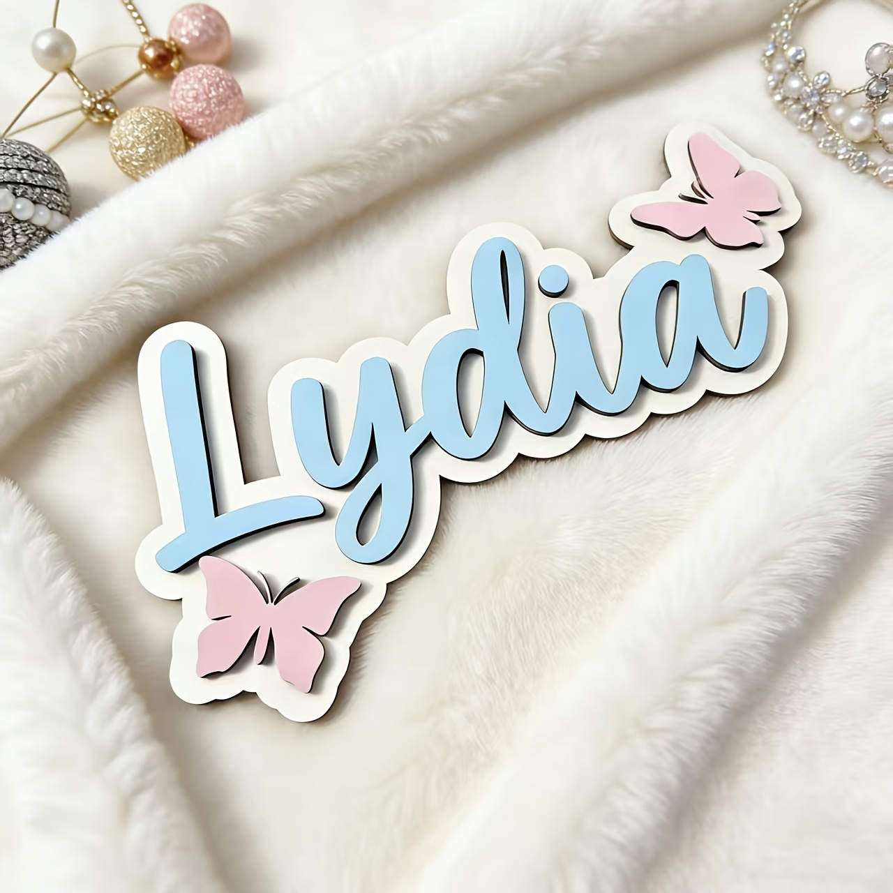 Baby Products Decoration - Panneau de porte personnalisé avec nom