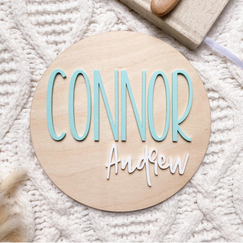 Plaque d'annonce de naissance  - Baby Products Decoration avis et prix