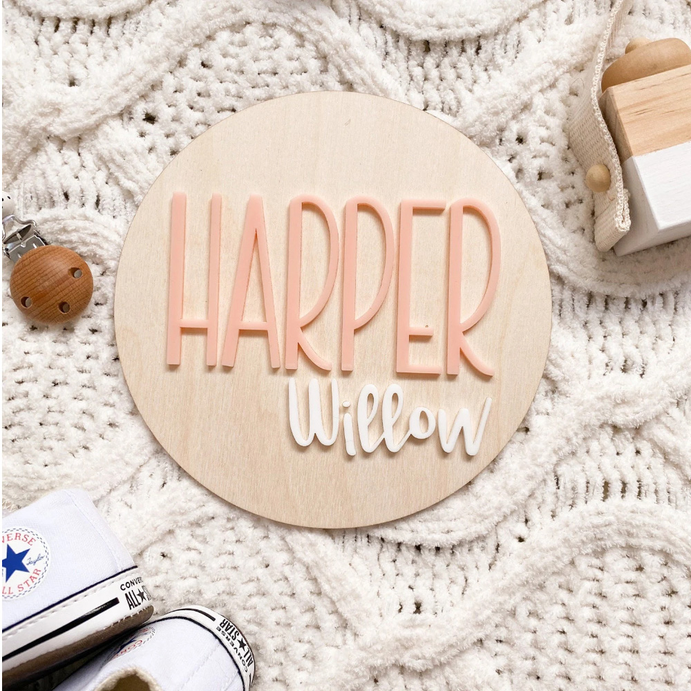 Plaque d'annonce de naissance  - Baby Products Decoration avis et prix