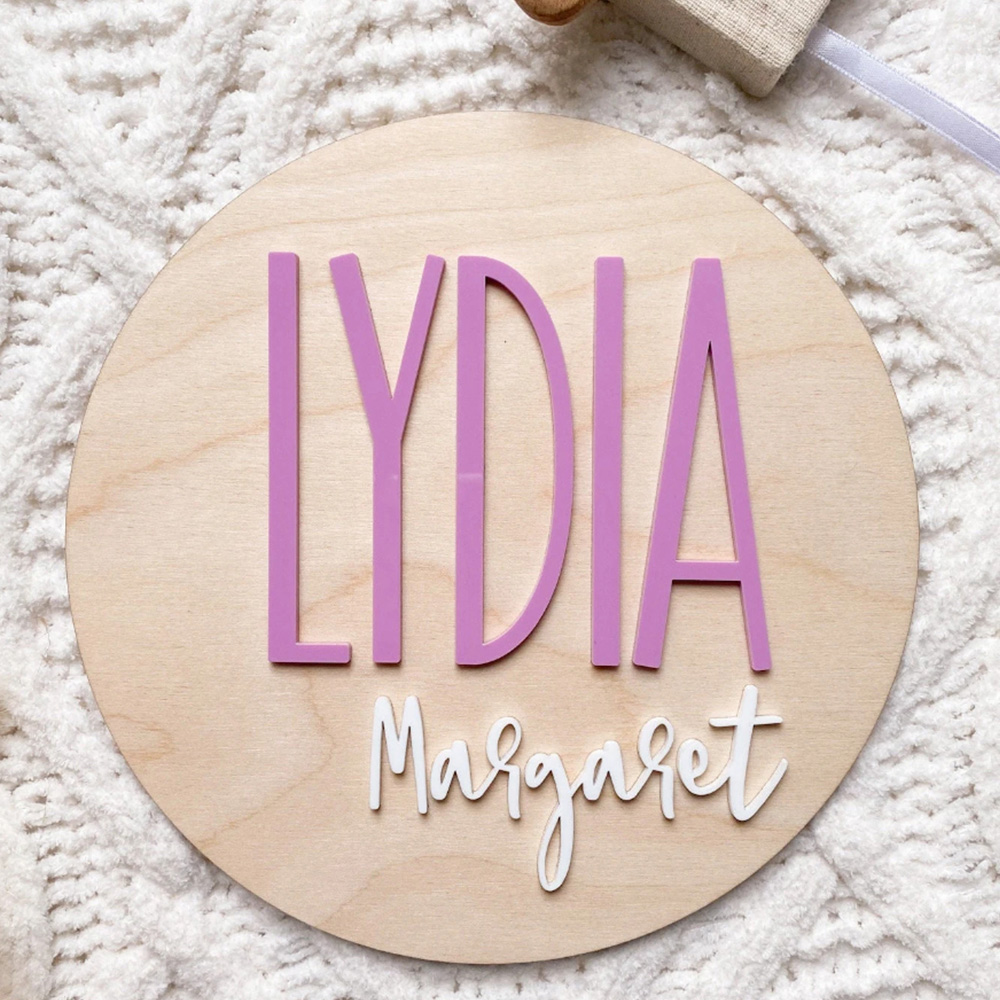 Plaque d'annonce de naissance  - Baby Products Decoration avis et prix