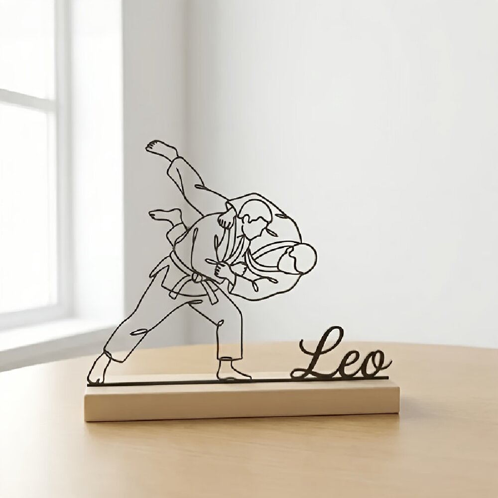 Statue d'arts martiaux de judo - Baby Products Decoration avis et prix