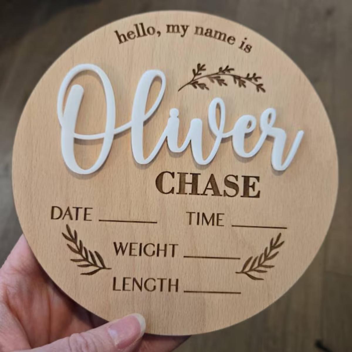 1 plaque personnalisée en bois - Baby Products Decoration avis et prix