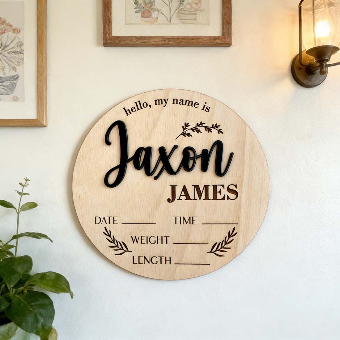 1 plaque personnalisée en bois - Baby Products Decoration avis et prix