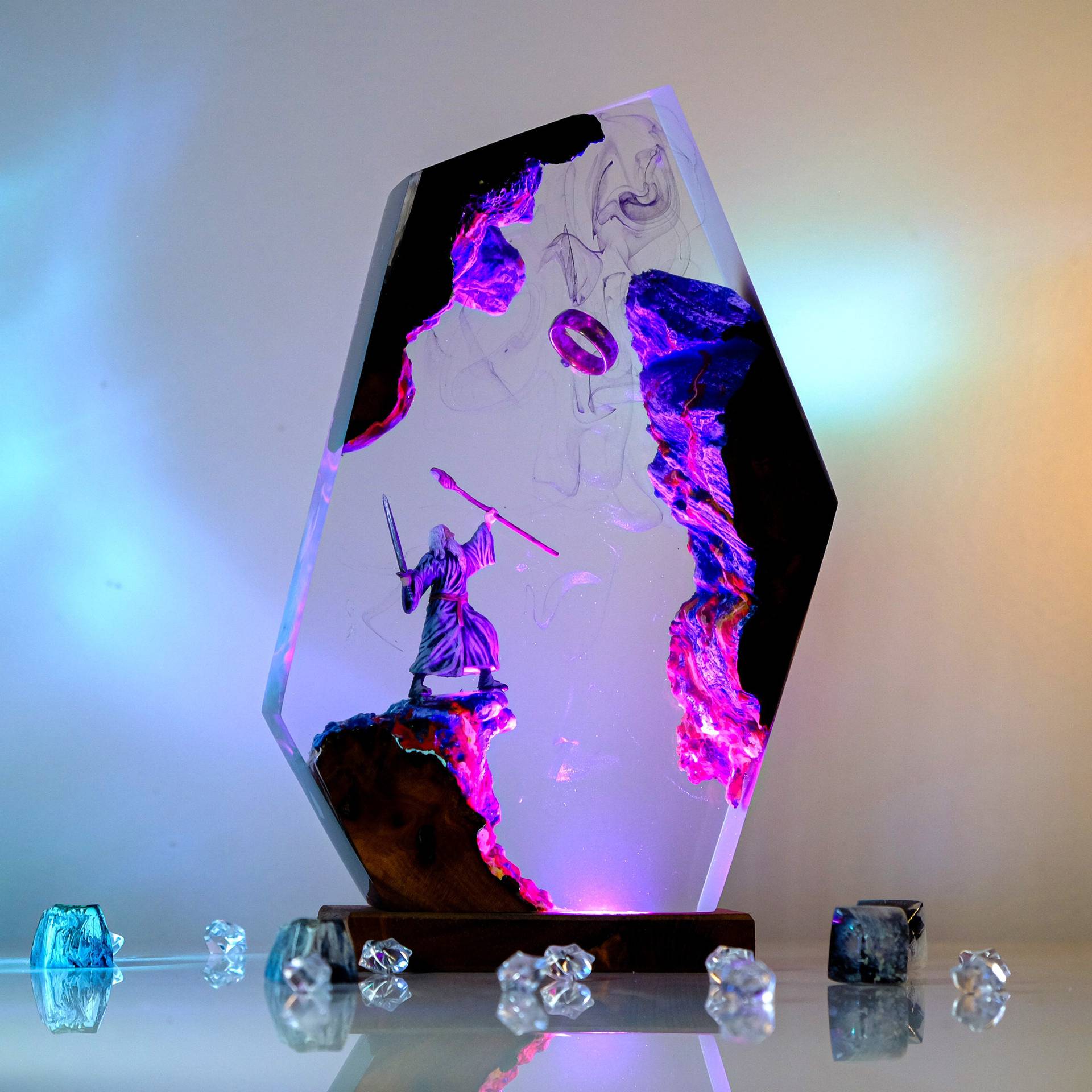 Lampe de table en résine Scène - Baby Products Decoration avis et prix