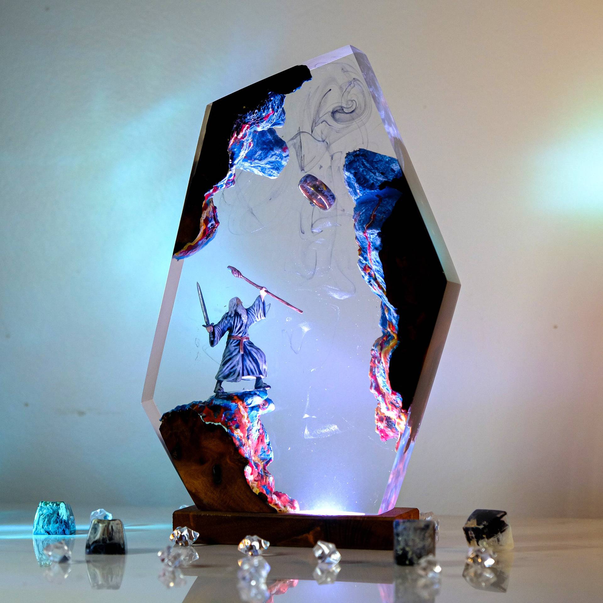 Lampe de table en résine Scène - Baby Products Decoration avis et prix