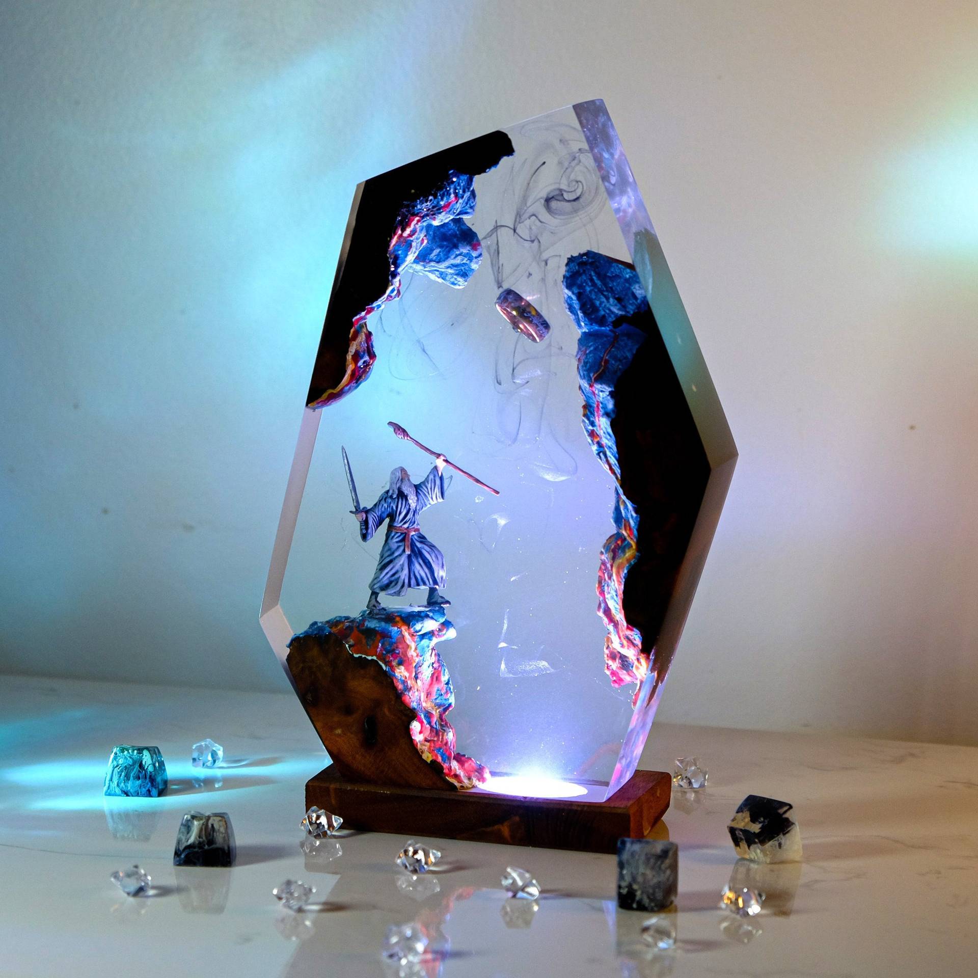Lampe de table en résine Scène - Baby Products Decoration avis et prix
